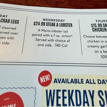 Red Lobster - $25 Surf & Turf - Seafood Near Me - Irving, Texas