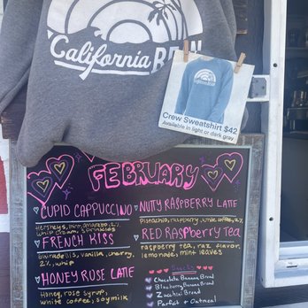 California Bean - February (Monthly Menu) lineup! - Coffee & Tea Near Me - San Diego, California