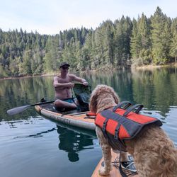 Lower Scott's Flat Lake - Floating with my pals