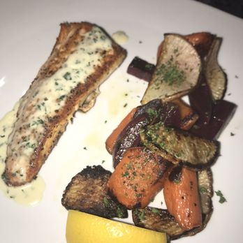 Pier 48 - pan seared salmon - Seafood Near Me - Indianapolis, Indiana