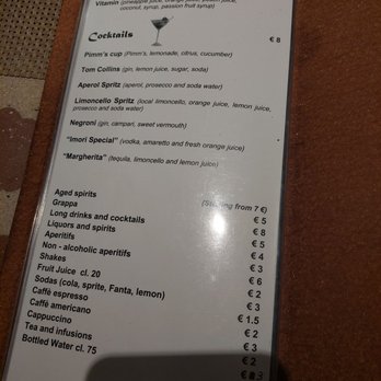 Trattoria dei Mori - Drink list - Italian Near Me - Sorrento, NA Trattoria dei Mori - Drink list - Italian Near Me - Sorrento, NA