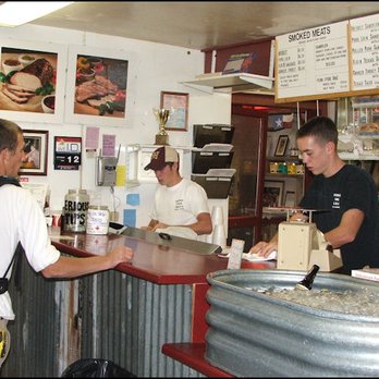 Serious Texas Bar-B-Q - Note the galvanized tub of beer, iced-down, to the right of the photo, an authentic touch of Texas. Just like in Texas, barbecued meat is a - Barbeque Near Me - Durango, Colorado Serious Texas Bar-B-Q - Note the galvanized tub of beer, iced-down, to the right of the photo, an authentic touch of Texas. Just like in Texas, barbecued meat is a - Barbeque Near Me - Durango, Colorado