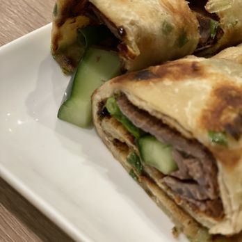 Full House Dumpling - Look at the cucumber inside. It was barely chopped. - Chinese Near Me - Fremont, California Full House Dumpling - Look at the cucumber inside. It was barely chopped. - Chinese Near Me - Fremont, California