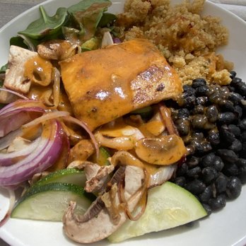 Blue Surf Cafe - Power Bowl Mahi Mahi - Cafes Near Me - Wilmington, North Carolina Blue Surf Cafe - Power Bowl Mahi Mahi - Cafes Near Me - Wilmington, North Carolina