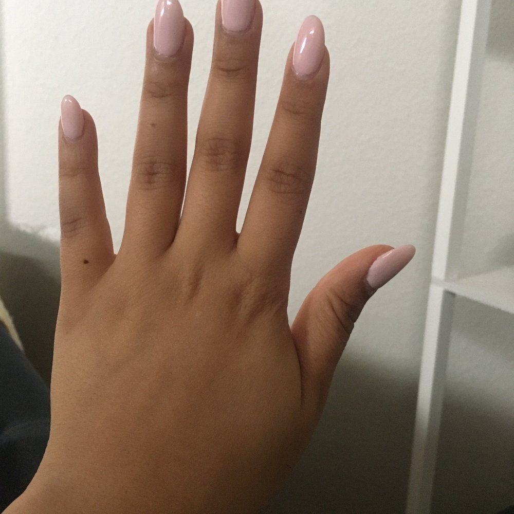 Ombre Nails Spa - Full set with gel polish ( I took this photo a week after I got my nails done) - Waxing Near Me - Austin, Texas Ombre Nails Spa - Full set with gel polish ( I took this photo a week after I got my nails done) - Waxing Near Me - Austin, Texas