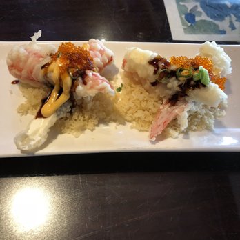 Ronnie 2 - Kanikama stick (tempura crab with cream cheese and sauce. So good!) - Japanese Near Me - Anchorage, Alaska