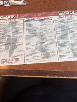 Menu photo 2 Main St. Pub Portage, MI