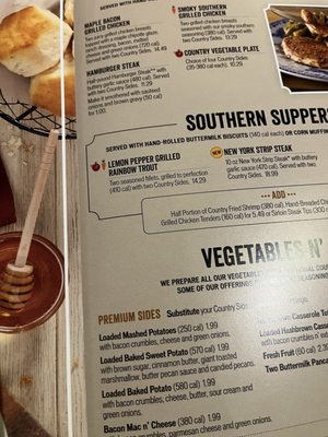 Menu photo 1 Cracker Barrel Old Country Store Mechanicsville, VA