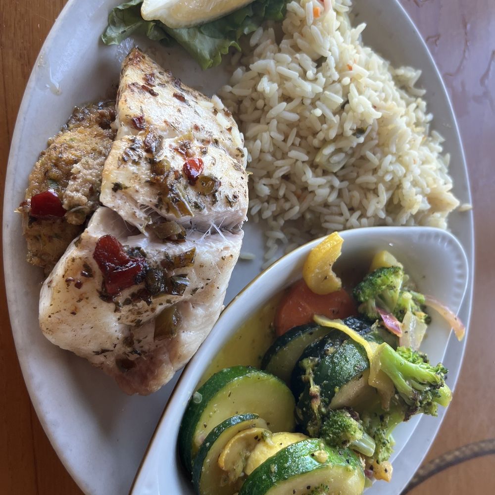 Charlotte Plummer Seafare Restaurant - Stuffed red fish - Seafood Near Me - Rockport, Texas Charlotte Plummer Seafare Restaurant - Stuffed red fish - Seafood Near Me - Rockport, Texas