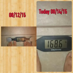 Mandatory Fitness - I started at 176 a month ago and I have gained muscle i didn't know existed. Yeah I love results!