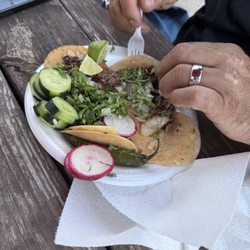 Asado tacos