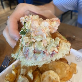 Salt Traders Zilker - Lobster shrimp roll - not a favorite - Seafood Near Me - Austin, Texas Salt Traders Zilker - Lobster shrimp roll - not a favorite - Seafood Near Me - Austin, Texas