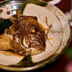 Kabutoni,,simmered fish head