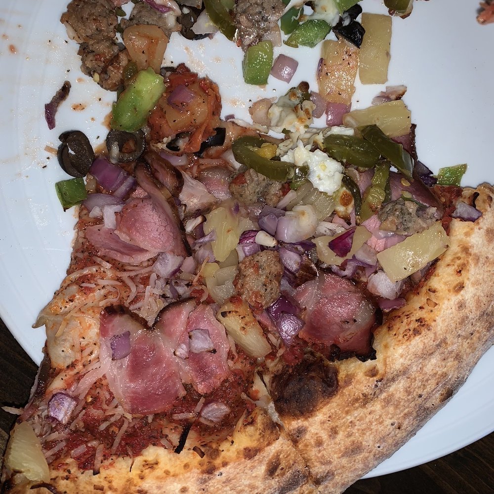 Champ Pizza - It looks like they put Parmesan on instead mozzarella. - Pizza Near Me - Vancouver, Washington Champ Pizza - It looks like they put Parmesan on instead mozzarella. - Pizza Near Me - Vancouver, Washington