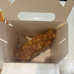 Mr Cow - Corn dog with cinnamon sugar