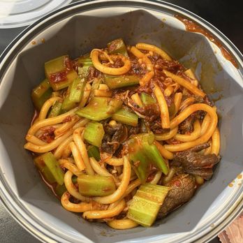Hwa Shooshoo - Signature Beef Rice Noodles w/ added enoki mushrooms - Chinese Near Me - Flushing, New York