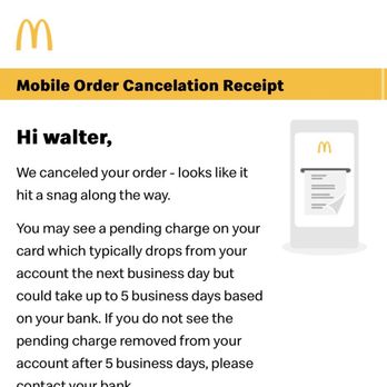 McDonald's - You can see they canceled my order? Why? Too cheap for this location? They canceled my order @12:57 - Fast Food Near Me - Tomball, Texas McDonald's - You can see they canceled my order? Why? Too cheap for this location? They canceled my order @12:57 - Fast Food Near Me - Tomball, Texas