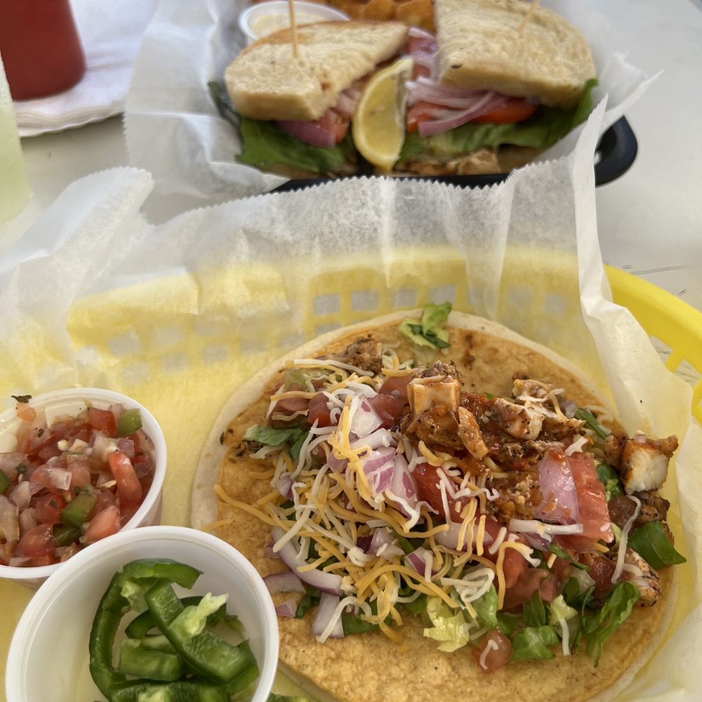 Double decker mahi tacos Double decker mahi tacos