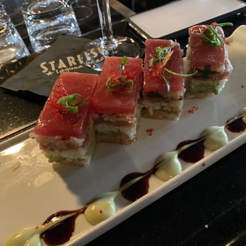 Starfish - Hako Pressed Sushi 4 pcs - Asian Fusion Near Me - Laguna Beach, California Starfish - Hako Pressed Sushi 4 pcs - Asian Fusion Near Me - Laguna Beach, California