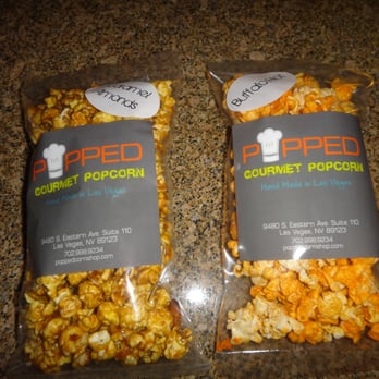 Popped - small caramel almond & small buffalo hot - Popcorn Shops Near Me - Las Vegas, Nevada Popped - small caramel almond & small buffalo hot - Popcorn Shops Near Me - Las Vegas, Nevada