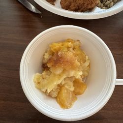 Money’s Grill - Peach Cobbler