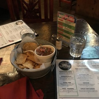 Blue Agave Tequila Bar & Restaurant - complimentary chips and salsa - Mexican Near Me - Chicago, Illinois
