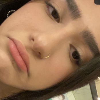 Perfect Eyebrow Threading - Before - Eyebrow Services Near Me - Eugene, Oregon