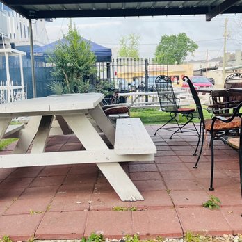 The Post Beer and Wine Garden - Outdoor seating - Wine Bars Near Me - Houston, Texas The Post Beer and Wine Garden - Outdoor seating - Wine Bars Near Me - Houston, Texas