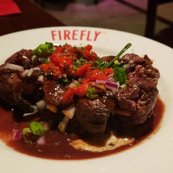 Firefly Tapas Kitchen + Bar - Mushroom & steak kabobs - Tapas/Small Plates Near Me - Las Vegas, Nevada Firefly Tapas Kitchen + Bar - Mushroom & steak kabobs - Tapas/Small Plates Near Me - Las Vegas, Nevada