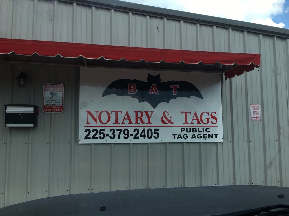 BAT NOTARY & TAGS Updated September 2024 5260 Groom Rd, Baker