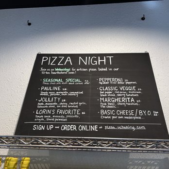 Upper Crust Baking - Wednesday pizza night special - Bakeries Near Me - Davis, California