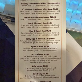 Say Cheese - Menu - Cafes Near Me - Blowing Rock, North Carolina