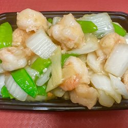 China King - Shrimp Chinese veg with white sauce