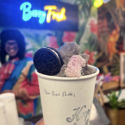 Berry Fresh - Ube Oreo Shake made with real Oreo & Real Ube