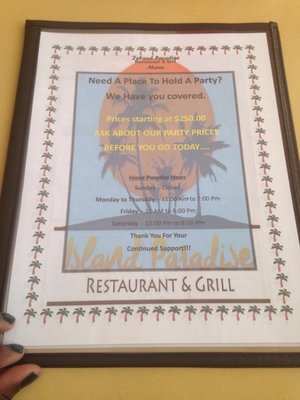Island Paradise Restaurant & Grill by null