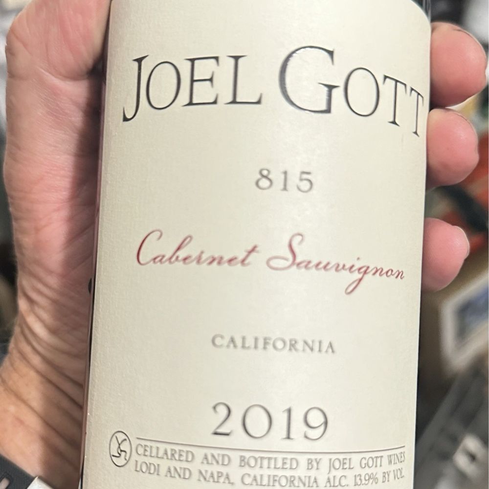 Joel Gott Cabernet Sauvignon 2019
