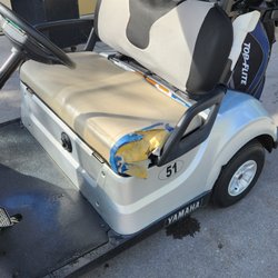Colony West - I am so sad about the conditions of the carts at the club.