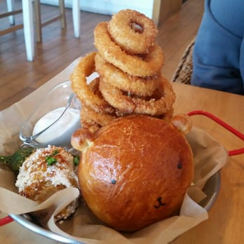 Cafe Maji - Onion burger. - Coffee & Tea Near Me - Artesia, California