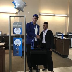 Chase Bank - Lou Johnson the Magician and Renee the Manager in Valley Stream, NY
