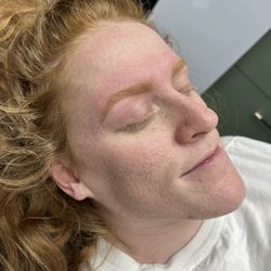Eyebrow wax and pencil make up-perfect color match