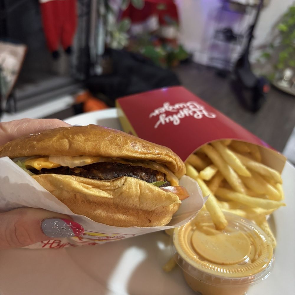 Hyphy Burger - Vegan burger & fries - Burgers Near Me - Oakland, California