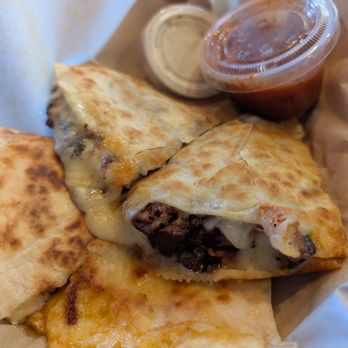 Hop Garden - Smoked brisket quesadilla - Breweries Near Me - Belleville, Wisconsin