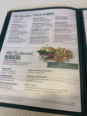 Menu photo 8 Picket Fence Cafe Columbus, NE