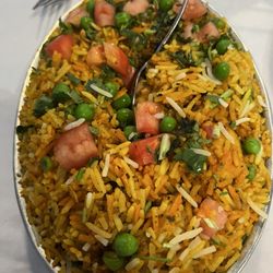 Taste of Himalayas - Shrimp 65. Prawn Biryani