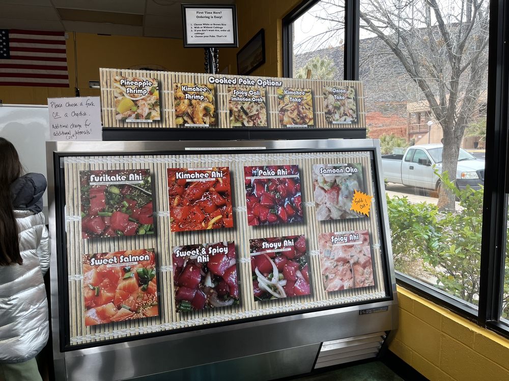 Food from Hawaiian Poke Bowl