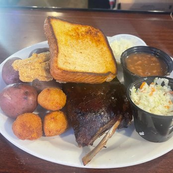 Blues City Cafe - Ribs and catfish platter!! Bomb!!! - Southern Near Me - Memphis, Tennessee