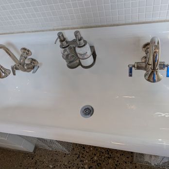 Hancock - Sinks outside the bathrooms - Chicken Shop Near Me - Grand Rapids, Michigan
