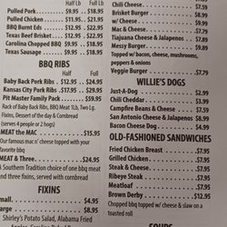 Uncle Willie’s Wood Smoked BBQ