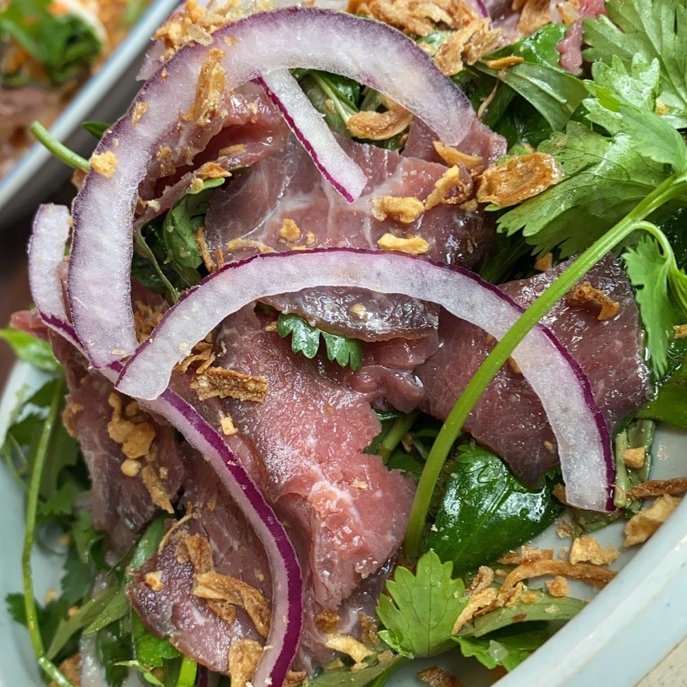 Little Sister - Bo Tai Chanh Salad - raw Beef Lime Salad - Vietnamese Near Me - El Segundo, California Little Sister - Bo Tai Chanh Salad - raw Beef Lime Salad - Vietnamese Near Me - El Segundo, California