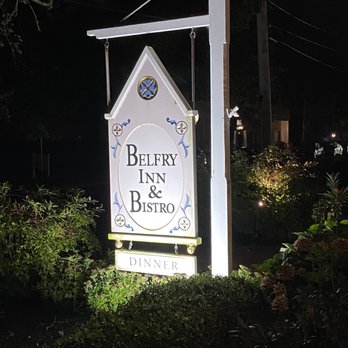 Belfry Inn & Bistro - Sign - New American Near Me - Sandwich, Massachusetts